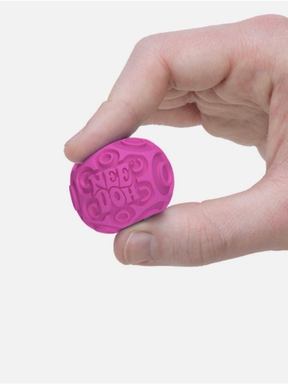 NeeDoh Teenie Glow in the Dark Neon Orange Squishy TikTok Viral Toy SHIPS TODAY! - Picture 4 of 4